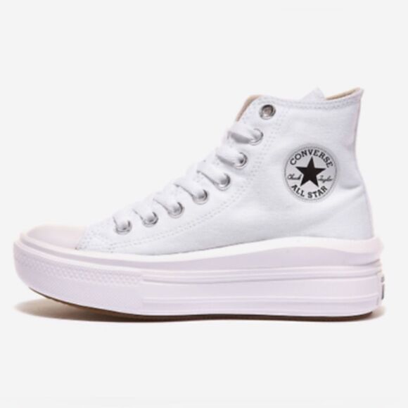 Converse All Star Hi platform CTAS Lift Hi white Platform Sneakers New in box 7 - Picture 3 of 16